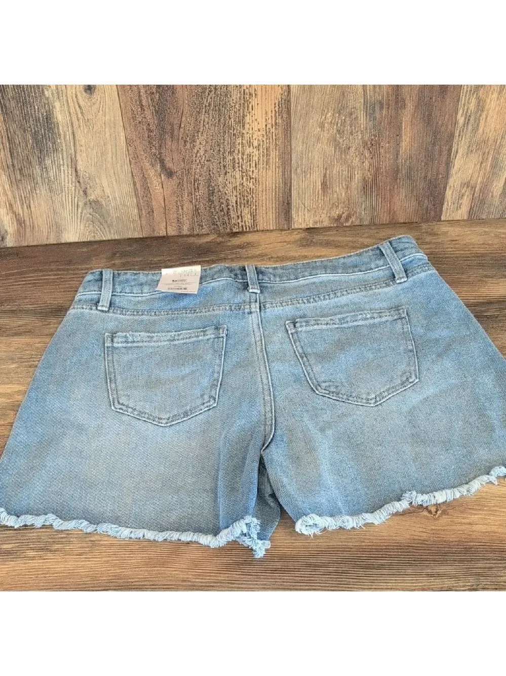 NWT Time & Tru Blue Women's Jean Shorts 12 E130